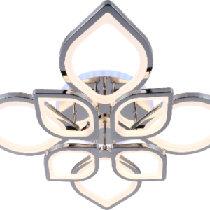 Люстра світлодіодна акрілова Sirius MX10016/4+4B CR (RGB) 200W+8W