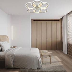 Люстра світлодіодна акрілова Sirius N 6600D-6M WT 324W