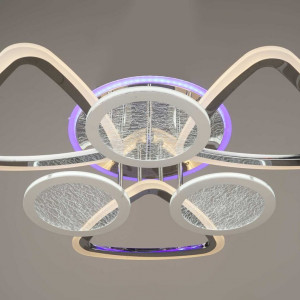 Люстра світлодіодна акрілова Sirius B YH 232/3+3