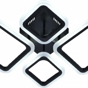 Люстра світлодіодна акрілова Sirius LI8822/2+2 BK 88W