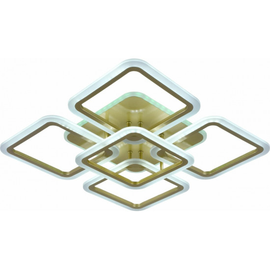 Люстра світлодіодна акрілова Sirius LI8822/4+1 MATT GOLD (RGB) 140W+10W Зображення №1 Люстра світлодіодна акрілова Sirius LI8822/4+1 MATT GOLD (RGB) 140W+10W фото № 1