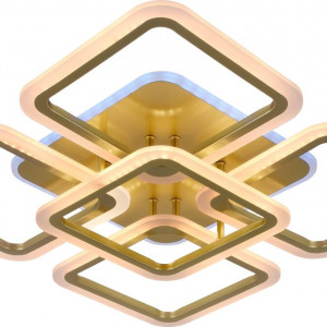 Люстра світлодіодна акрілова Sirius LI8822/4+1 MATT GOLD (RGB) 140W+10W