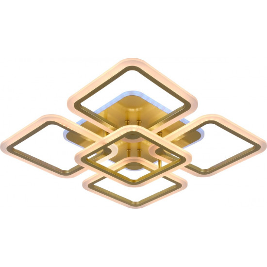 Люстра світлодіодна акрілова Sirius LI8822/4+1 MATT GOLD (RGB) 140W+10W  фото № 2