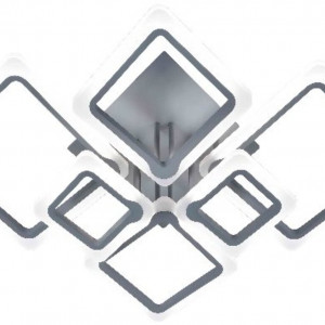 Люстра світлодіодна акрілова Sirius LI8850/6 GREY 168W