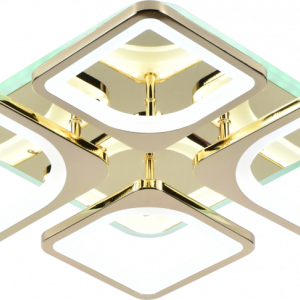 Люстра світлодіодна акрілова Sirius MX10005/2+2 FGD (RGB) 112W+8W