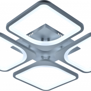 Люстра світлодіодна акрілова Sirius MX10005/4A GREY 136W