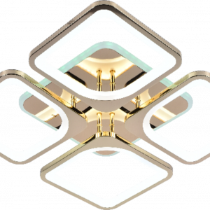 Люстра світлодіодна акрілова Sirius MX10005/4A FGD (RGB) 136W+8W