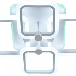 Люстра світлодіодна акрілова Sirius LI8867/4 WH (RGB) 108W+10W