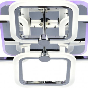 Люстра світлодіодна акрілова Sirius LI8867/4 CR (RGB) 108W+10W