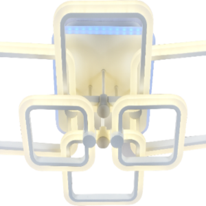 Люстра світлодіодна акрілова Sirius LI8867/6 WH (RGB) 196W+10W