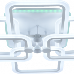 Люстра світлодіодна акрілова Sirius LI8867/6 WH (RGB) 196W+10W