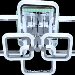 Люстра світлодіодна акрілова Sirius LI8867/6 CR (RGB) 196W+10W