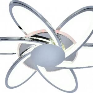 Люстра світлодіодна акрілова Sirius MX10014/6C CR (RGB) 144W+8W