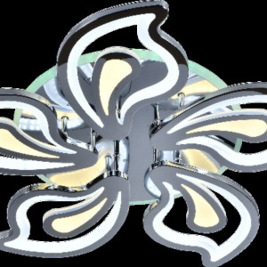 Люстра світлодіодна акрілова Sirius LI8857/5 CR (RGB) 190W+11W