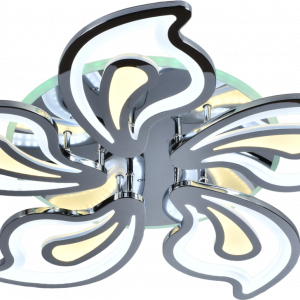 Люстра світлодіодна акрілова Sirius LI8857/5 CR (RGB) 190W+11W