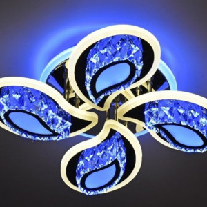 Люстра світлодіодна акрілова Sirius Ш 55499/4 168W+16W