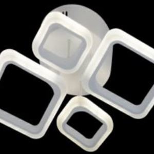 Люстра світлодіодна акрилова Sirius 8036/2+2 96W