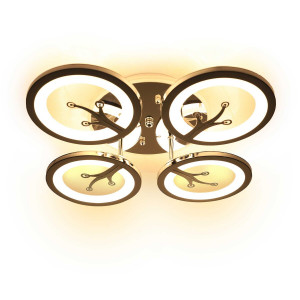 Люстра світлодіодна акрилова Sirius B YH238/4 88W+12W