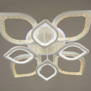 Люстра світлодіодна акрилова Sirius B YH264/4+4 (208W+16W)