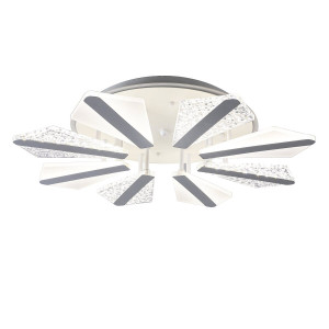 Люстра світлодіодна акрилова Sirius B YH272/4+4 128W+22W