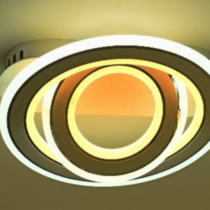 Люстра світлодіодна акрилова Sirius Ш 55568/400 (124W)