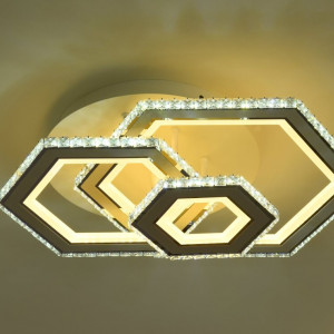 Люстра світлодіодна акрилова Sirius Ш 55575/3 (182W)