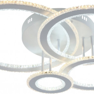 Люстра світлодіодна акрілова Sirius LI8416/4C WH (RGB) 260W+10W