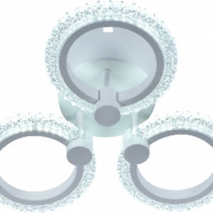 Люстра світлодіодна акрілова Sirius LI8879/3B WH 42W