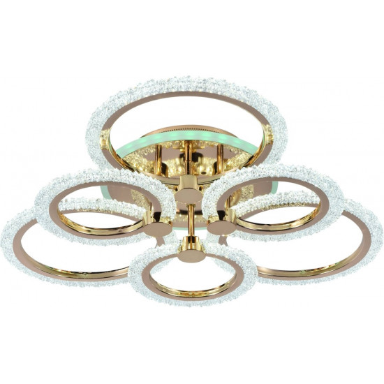 Люстра світлодіодна акрілова Sirius LI8879/3+3A FGD (RGB) 108W+8W  фото № 2