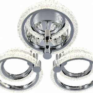 Люстра світлодіодна акрілова Sirius LI8879/3+3B CR 108W