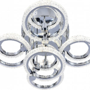 Люстра світлодіодна акрілова Sirius LI8879/5+5B CR 180W