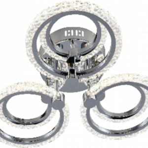 Люстра світлодіодна акрілова Sirius LI8868/3+3B CR 108W