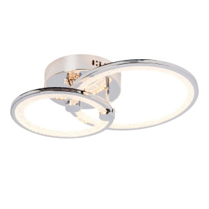 Люстра світлодіодна акрілова Sirius LI8878/2C CR 64W