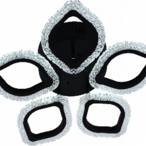 Люстра світлодіодна акрілова Sirius LI8407/5B BK (70W)