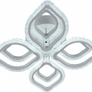 Люстра світлодіодна акрілова Sirius LI8407/4+4C WH (152W)