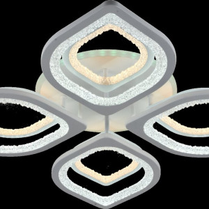 Люстра світлодіодна акрілова Sirius LI8409/4+4A WH (RGB) 200W+8W