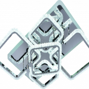 Люстра світлодіодна акрілова Sirius LI8872/2+2+1 CR (RGB) 144W+15W