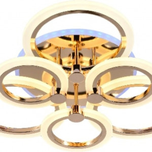 Люстра світлодіодна акрілова Sirius MX10025/3+3 FGD (RGB) 108W+8W