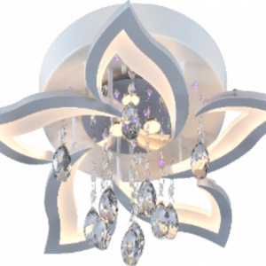 Люстра світлодіодна акрілова Sirius LI8845/5 WH 100W