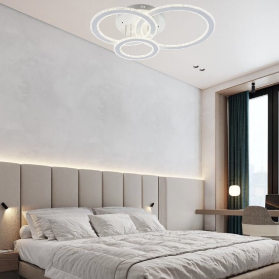 Люстра світлодіодна акрілова Sirius LI8416/3C WH (206W)  фото № 6