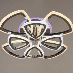 Люстра світлодіодна акрілова Sirius B YH314/4+4 184W