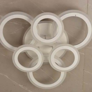 Люстра світлодіодна акрілова Sirius Л 7725/3+3 (154W)