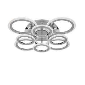 Люстра світлодіодна акрілова Sirius Л 7726/4+4 (168W)