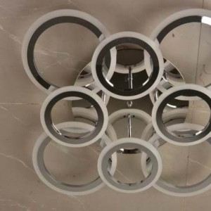 Люстра світлодіодна акрілова Sirius Л 7726/4+4 (168W)