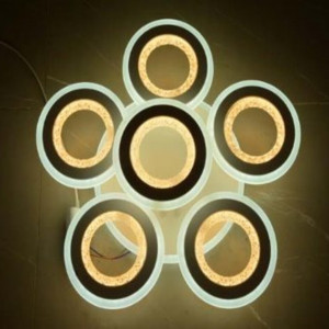 Люстра світлодіодна акрілова Sirius Л 7755/5+1 (196W)