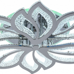 Люстра світлодіодна акрілова Sirius LI8420/3+3 CR (RGB) 132W+8W