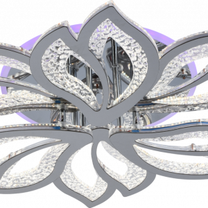 Люстра світлодіодна акрілова Sirius LI8420/3+3 CR (RGB) 132W+8W