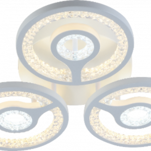 Люстра світлодіодна акрілова Sirius LI8419/3 WH (84W)