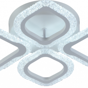 Люстра світлодіодна акрілова Sirius LI8407/2+2 WH (76W)