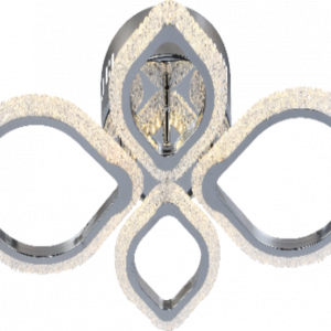 Люстра світлодіодна акрілова Sirius LI8407/2+2 CR (76W)